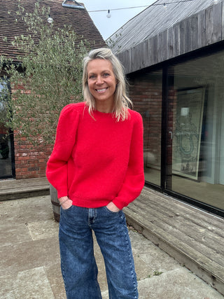 Padam Super Soft, Puff Shoulder Round Neck Jumper, Best Seller - 14 Colours