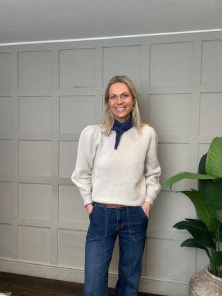 Padam Super Soft, Puff Shoulder Round Neck Jumper, Best Seller - 14 Colours