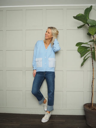 Covent Straight Leg, Mid Rise Jeans - Light Denim, Mid Blue