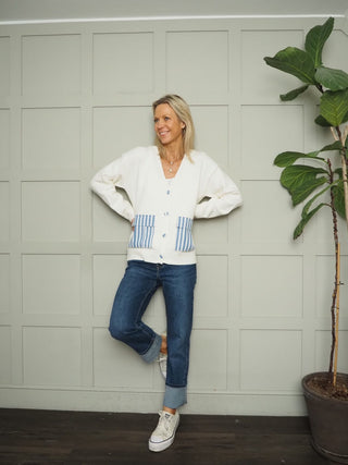 Covent Straight Leg, Mid Rise Jeans - Light Denim, Mid Blue