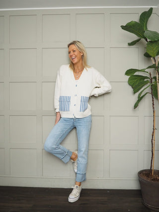 Covent Straight Leg, Mid Rise Jeans - Light Denim, Mid Blue