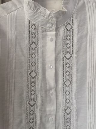 Belle Long Sleeve, Ruffle Collar Blouse, Best Seller - 9 Colours