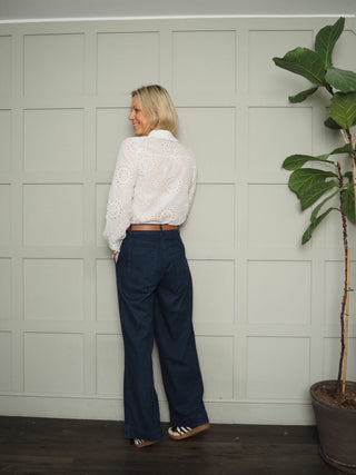 Bally Broderie Anglaise Blouse - Off White