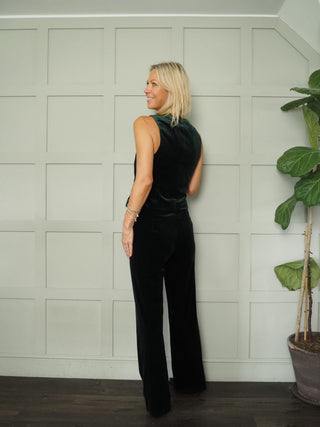 Destiny Classic Velvet Waistcoat with V Neck, Velvet Button Fastening &amp; Discreet Slit Pockets, Best Seller - 6 Colours