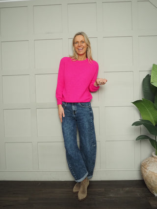 Beela Soft Crew Neck Jumper, Alpaca/Wool Mix, Best Seller - 22 Colours