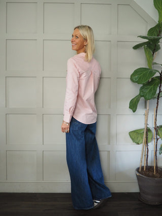 Lykke Classic, Long Sleeve Cotton Shirt by Part Two - Pink