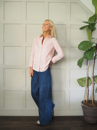 Lykke Classic, Long Sleeve Cotton Shirt by Part Two - Pink