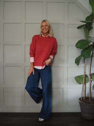 Lykke Classic, Long Sleeve Cotton Shirt by Part Two - Pink