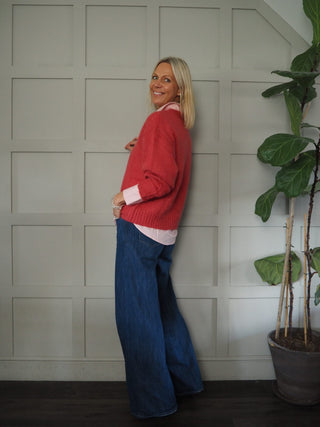 Lykke Classic, Long Sleeve Cotton Shirt by Part Two - Pink