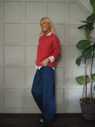 Lykke Classic, Long Sleeve Cotton Shirt by Part Two - Pink