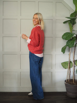 Lykke Classic, Long Sleeve Cotton Shirt by Part Two - Pink