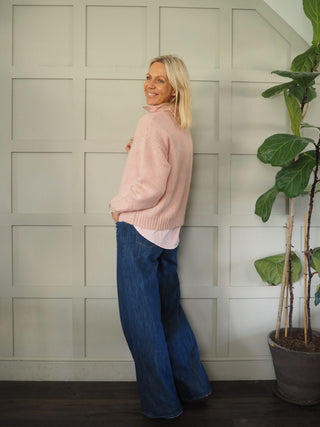 Lykke Classic, Long Sleeve Cotton Shirt by Part Two - Pink