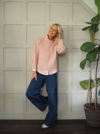 Lykke Classic, Long Sleeve Cotton Shirt by Part Two - Pink