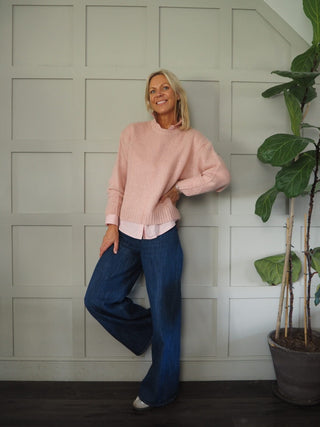 Lykke Classic, Long Sleeve Cotton Shirt by Part Two - Pink