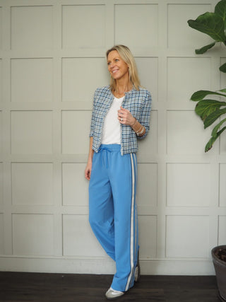 Livigno Sport Luxe Jogger Style Trousers by mbyM - Cornflower Blue