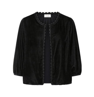 Bari Velvet Jacket by Luella - Black, Brown, Navy