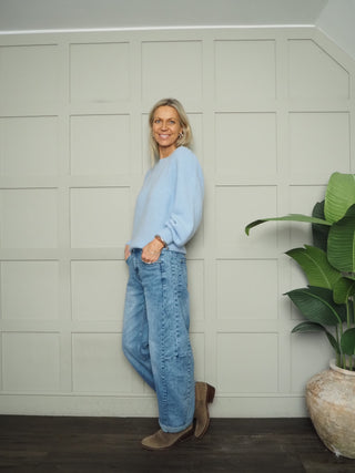 Padam Super Soft, Puff Shoulder Round Neck Jumper, Best Seller - 14 Colours