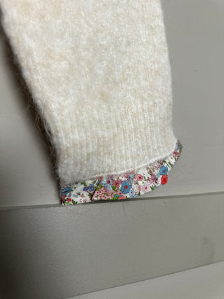 Lee Jumper with Floral Details - Ecru