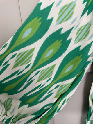 Fast Maxi Dress with Ruched Bodice - Cobalt and Navy Blue