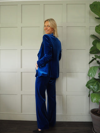 Keaka Single-Breasted Velvet Blazer, Best Seller - 7 Colours