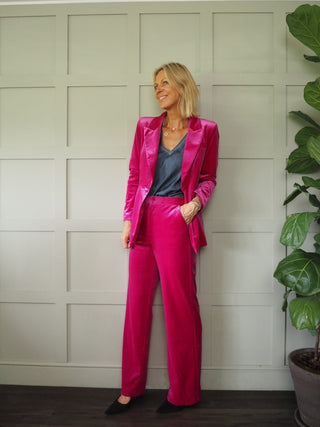 Keaka Single-Breasted Velvet Blazer, Best Seller - 7 Colours