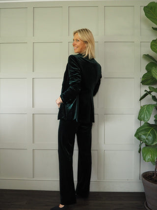 Keaka Single-Breasted Velvet Blazer, Best Seller - 7 Colours