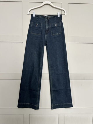 Finsbury Boot Cut Jeans - Dark Indigo
