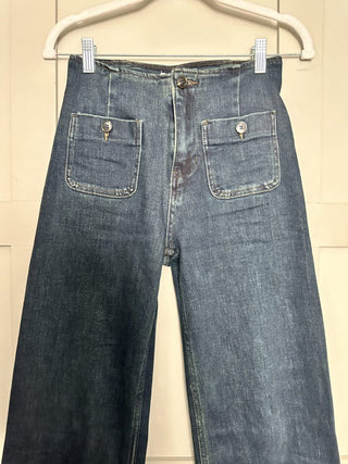 Finsbury Boot Cut Jeans - Dark Indigo