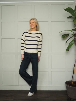 Finsbury Boot Cut Jeans - Dark Indigo