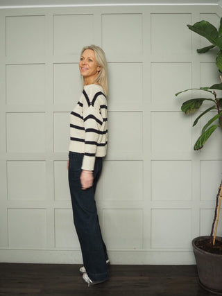 Finsbury Boot Cut Jeans - Dark Indigo