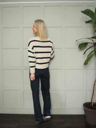 Finsbury Boot Cut Jeans - Dark Indigo