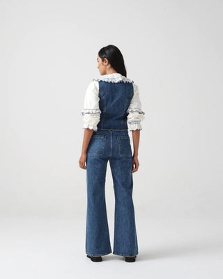 Queenie High Rise, Soft Flare Jeans by Seventy Mochi - Voyager Vintage