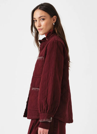 Quilted Pablo Jacket by Seventy Mochi - Mulberry