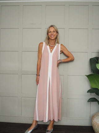 Soller Dress - Blue, Pink