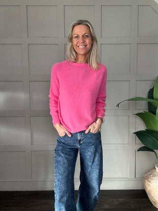 Beela Soft Crew Neck Jumper, Alpaca/Wool Mix, Best Seller - 22 Colours