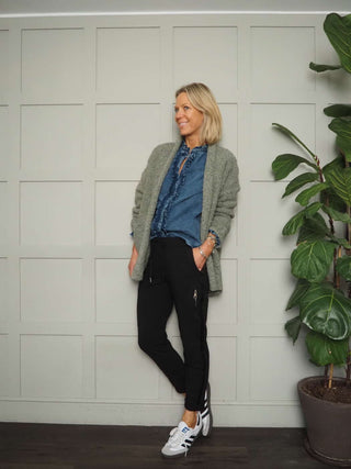 Bleux Jersey Joggers - Black, Chocolate