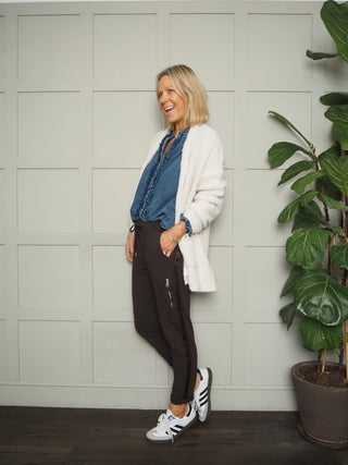 Bleux Jersey Joggers - Black, Chocolate