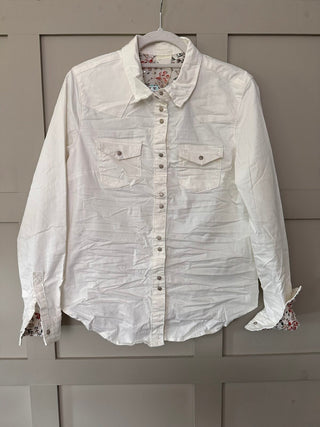 Oona Denim Shirt - Off White