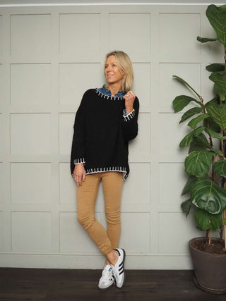 Ridley Skinny Fit Joggers - Black, Camel, Green Camo, Navy Blue, Peanut