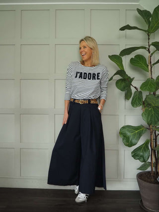 Cow Hide Belt with Gold Buckle - Camel Leopard Print