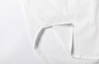 Holly Blouse with Ruffle Detail with Embroidered Trim  and Ruffle Collar - White/Red