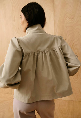 Olina Jacket by Saint Tropez - Stone