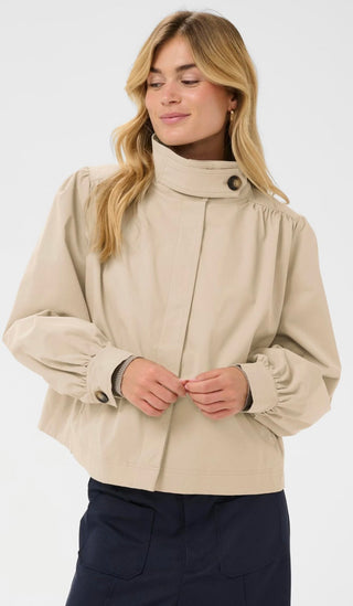 Olina Jacket by Saint Tropez - Stone