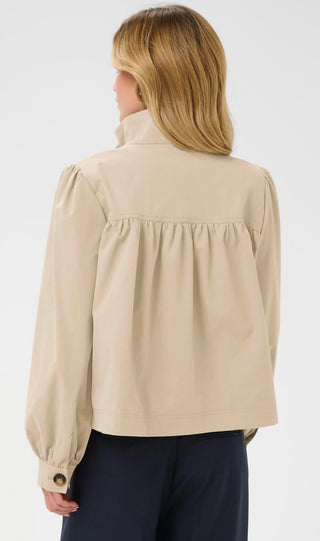 Olina Jacket by Saint Tropez - Stone