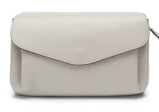 Farley Leather, Crossbody Envelope Bag - Black, Nude and Stone