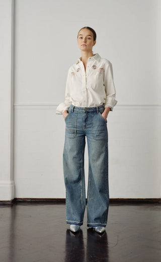 Elodie Full Length Jeans by Seventy Mochi - Pasadena Vintage and Vintage Black