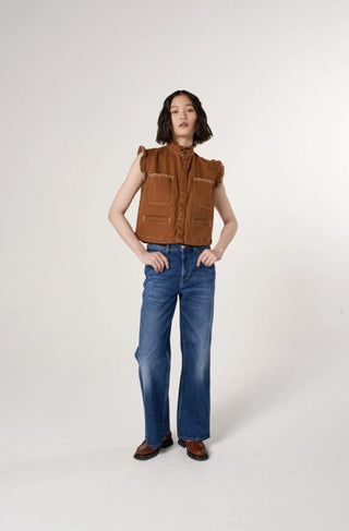 Mabel Wide Leg, High Rise Jeans By Seventy Mochi - Idaho Vintage