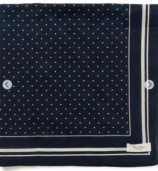 Phi Cotton Scarf by Part Two - Ecru/Black, Navy/Ecru