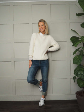 Beela Soft Crew Neck Jumper, Alpaca/Wool Mix, Best Seller - 20 Colours