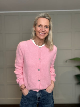 Camilla Cardigan - Dusky Pink, Pink